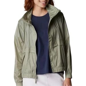 Columbia Safari Green Sunny City Windbreaker Jacket